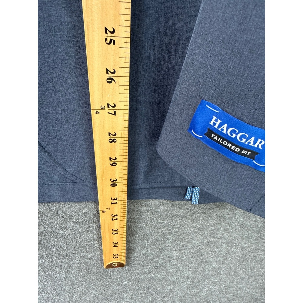 Haggar Smart Wash Performance Tech Blazer Mens XL Navy NEW 48-50 R Tailored Fit - Picture 9 of 16
